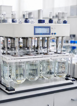 Equipamento laboratorial em bancada